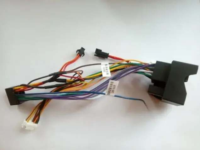 2din rádio hlavní kabeláž